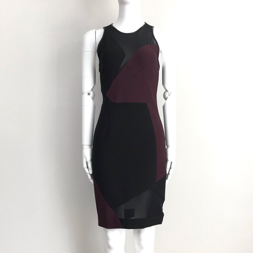 YIGAL AZROUEL body con panel dress